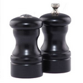 4" Capstan Ebony Pepper Mill/Salt Shaker Set